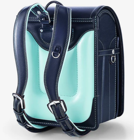 土屋鞄 No.26 ベーシックカラープラス 紺×水色